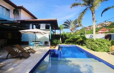 Imagem 2: Casa moderna com piscina e área gourmet em Geribá - Temporada