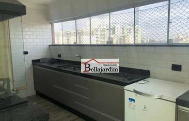 Imagem 3: Cobertura com 2 dormitórios para alugar, 198 m² por R$ 7.912,00/mês - Campestre - Santo An