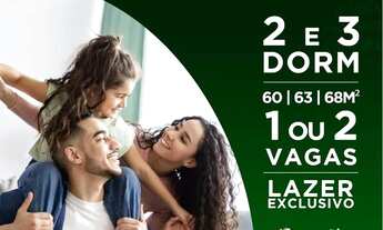 Imagem 3: Apartamento a venda com 2 dormitórios suíte e varanda - Jardins do Paratehy - 60m²