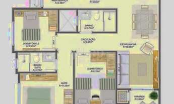 Imagem 2: Apartamento com 3 dormitórios à venda, 81 m² por R$ 1.100.000,00 - Campeche - Florianópoli