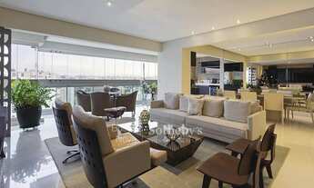 Imagem 2: Apartamento mobiliado com varanda integrada no Brooklin