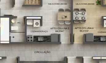 Imagem 4: Apartamento à venda, 2 quartos, 1 suíte, 1 vaga, Camboinha - Cabedelo/PB