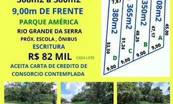 Imagem: Terrenos 308m2 à 380m2 9,00m de frente