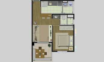Imagem 7: Apartamento para venda possui 40 metros quadrados com 1 quarto em Paraisópolis - São Paulo