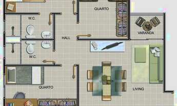 Imagem 5: Excelente Apartamento Condomínio Encanto do Bosque