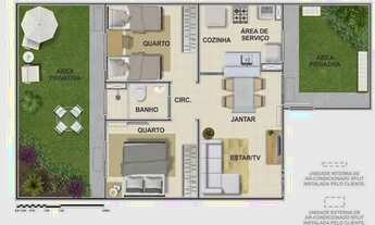 Imagem 5: Promocao Apartamento térreo no centro de Várzea Grande com 2 Garden