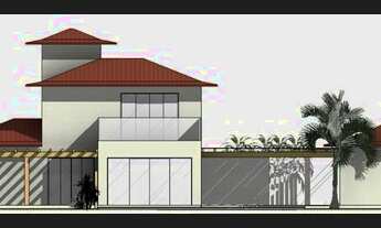 Imagem 5: Casa com 4 suítes, piscina e jardim dentro de condominio