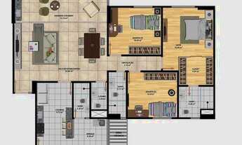 Imagem 5: Vendo apartamento no condomínio no magnifique 3/4 e uma suíte