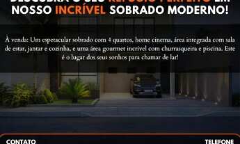 Imagem 4: Casa Sobrado Moderno 4 Quartos Alto Padrão Condomínio Mansões Paris