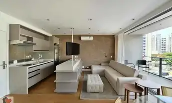 Imagem 2: Apartamento/Flat -1 Quarto + 1 banheiro - mobiliado - 62 m²