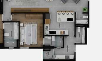 Imagem 4: Franca - Apartamento Padrão - Cidade Nova