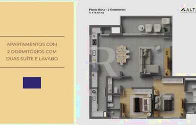 Imagem 2: Lançamento: Apartamento Alto Padrão na Planta à venda, 2 Suítes, Condomínio de Edifícios R
