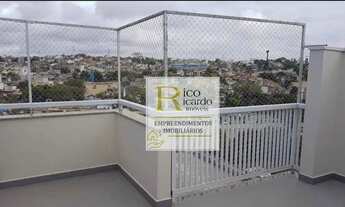 Imagem 4: Cobertura com 3 dormitórios à venda, 88 m² por R$ 455.000 - Vila Tibiriçá - Santo André/SP