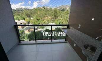 Imagem 4: Apartamento com 2 dormitórios para alugar, 80 m² por R$ 4.100,00/mês - Agriões - Teresópol