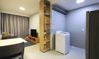 Imagem: Flat mobiliado, equipado e decorado com