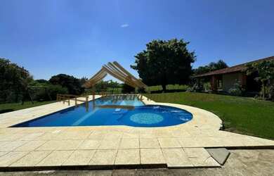 Imagem 2: Chácara com 90.000 m², excelente lazer, casa com 4 dormitórios, área de lazer completa