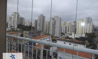Imagem 3: Bonito apartamento com 58 m2 a.u- varanda- 2 dorm- 1 suíte- 2 vagas. R Itapiru- Säude- Met