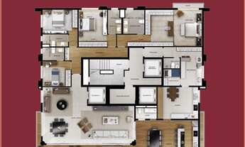 Imagem 6: Cobertura no Setor Marista 326m² - 4 suites - Goiânia - GO - Penthouse