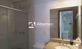 Imagem 4: Flat Mobiliado com Uma suíte, sala, cozinha, sacada. Conjugados. Completo