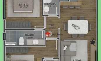 Imagem 5: Apartamento com 2 dormitórios à venda, 79 m² por R$ 650.000 - Centro - Canela/RS
