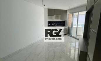 Imagem 1: Flat 1 quarto com sacada e vista mar no Gonzaga