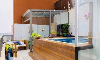 Imagem 4: Cobertura Duplex Cyrela possui 188m2 com 3 quartos sendo 2 suítes, 3 vagas. Atmosfera Bosq