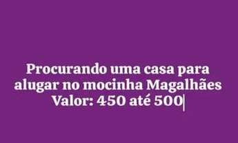 Imagem: Procurando casa para alugar no mocinha Magalhães