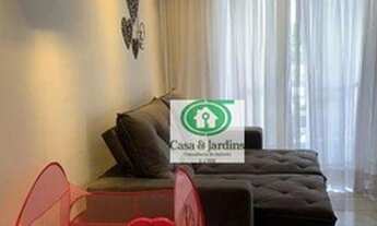 Imagem 2: Apartamento com 2 dormitórios para alugar, 70 m² por R$ 2.900,00/mês - Aparecida - Santos