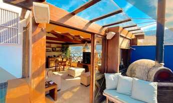 Imagem 6: Cobertura 4 quartos 2 suítes 280m² com piscina e vista panoramica para Lagoa e Cristo