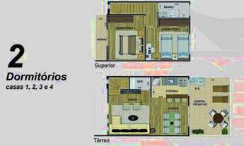 Imagem 2: Casa em Condomínio para Venda em Osasco, Vila Osasco, 2 dormitórios, 1 banheiro, 1 vaga