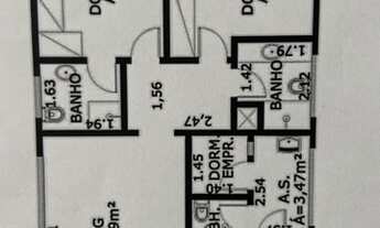 Imagem 2: Apartamento para aluguel possui 77 metros quadrados com 2 quartos em Perdizes - São Paulo