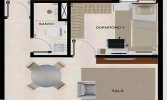 Imagem 5: Apartamento para venda possui 45 metros quadrados com 2 quartos em Vila Guilhermina - São