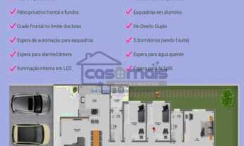 Imagem 7: VENDA - CASA TÉRREA EM ESTILO CONTEMPORÂNEO COM 3 DORMITÓRIOS E SUÍTE NO BAIRRO DAS QUINTA