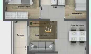 Imagem 3: Apartamento com 2 dormitórios à venda, 40 m² por R$ 365.000,00 - Canindé - São Paulo/SP