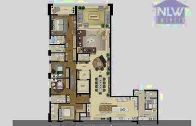 Imagem 5: Apartamento com 3 dormitórios à venda, 211 m² por R$ 4.115.967,03 - Cidade Jardim - São Pa