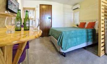 Imagem 7: MS Flats Paripueira Praia Varanda c Rede, Ar, Wifi, Cozinha Equipada