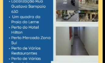 Imagem: Aluguel para Réveillon no Leme/RJ