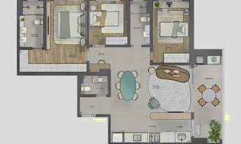 Imagem 3: Ed. Poema (Plaenge). Entrega 2027. Saldo com a construtora