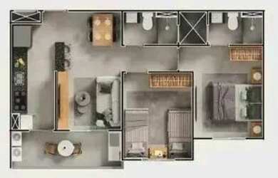 Imagem 4: Imóvel para venda com 52 metros quadrados com 2 quartos em Ponta Negra - Manaus - AM