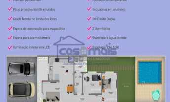 Imagem 7: VENDA - CASA TÉRREA EM ESTILO CONTEMPORÂNEO COM 2 DORMITÓRIOS NO BAIRRO DAS QUINTAS EM EST