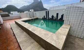 Imagem 1: Cobertura no Jardim Oceânico com a Pedra da Gávea te dando bom dia!