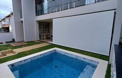 Imagem 7: Casa nova com piscina privativa em condomínio fechado próximo ao mar - 4 suítes finamente