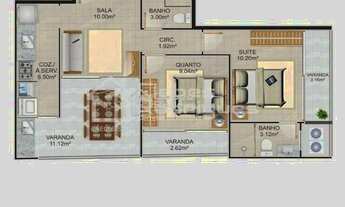 Imagem 14: Residencial Maximus com 2 ou 3 com Área de Lazer na Praia do Morro