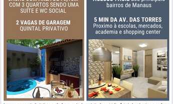 Imagem 2: Casa no Águas Claras - 3 quartos sendo 1 suíte - 2 vagas - 73,15m² - próximo a Av das Torr
