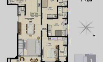 Imagem 6: Cobertura para Venda em Florianópolis, Agronômica, 3 dormitórios, 3 suítes, 5 banheiros, 3