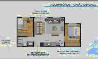 Imagem 3: Apartamento para Venda em São Paulo, Vila Itaim, 3 dormitórios, 1 banheiro, 1 vaga