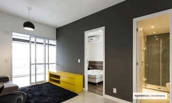 Imagem 3: Apartamento com 1 dormitório para alugar, 51 m² por R$ 3.965,00/mês - Brooklin - São Paulo