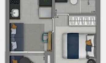 Imagem 5: Apartamento 1 dormitório Alto Padrão proximo Pq Ibirapuera