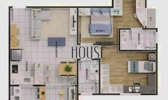 Imagem 2: Apartamento à venda em Sorocaba, com 73m² Condomínio de alto padrão Concetto Campolim