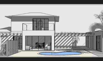 Imagem 6: Casa com 4 suítes, piscina e jardim dentro de condominio